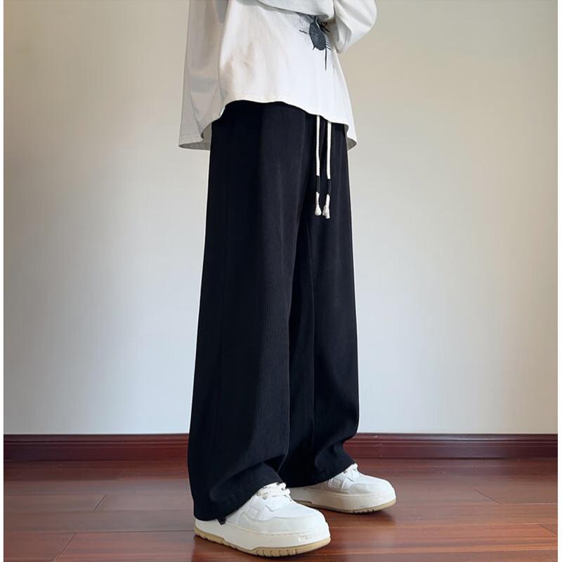 NASA MARVEL Men's Corduroy Straight-Leg Casual Pants