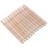 12 Stück 1:12 Puppenhaus Miniatur Holz Treppengeländer DIY Modell Zubehör