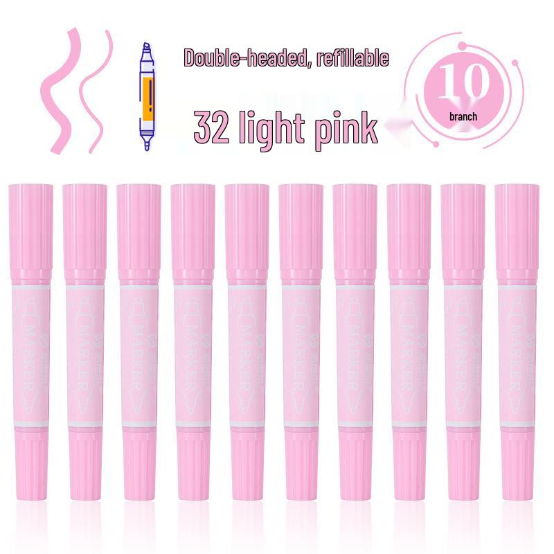 Snell 40-Color Double-Ended Oil-Based Marker Set for Children's Art and Professional Painting