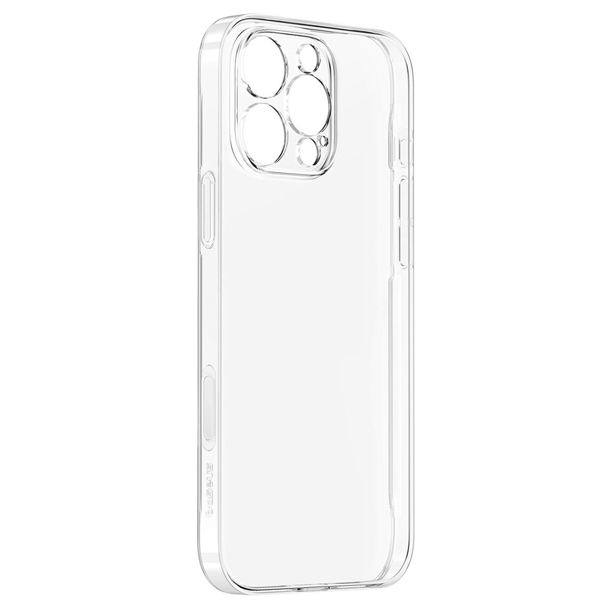 

BASEUS Crystal Series For iPhone 16 Pro Case Clear PC+TPU Phone Cover (Touch Button Version) A