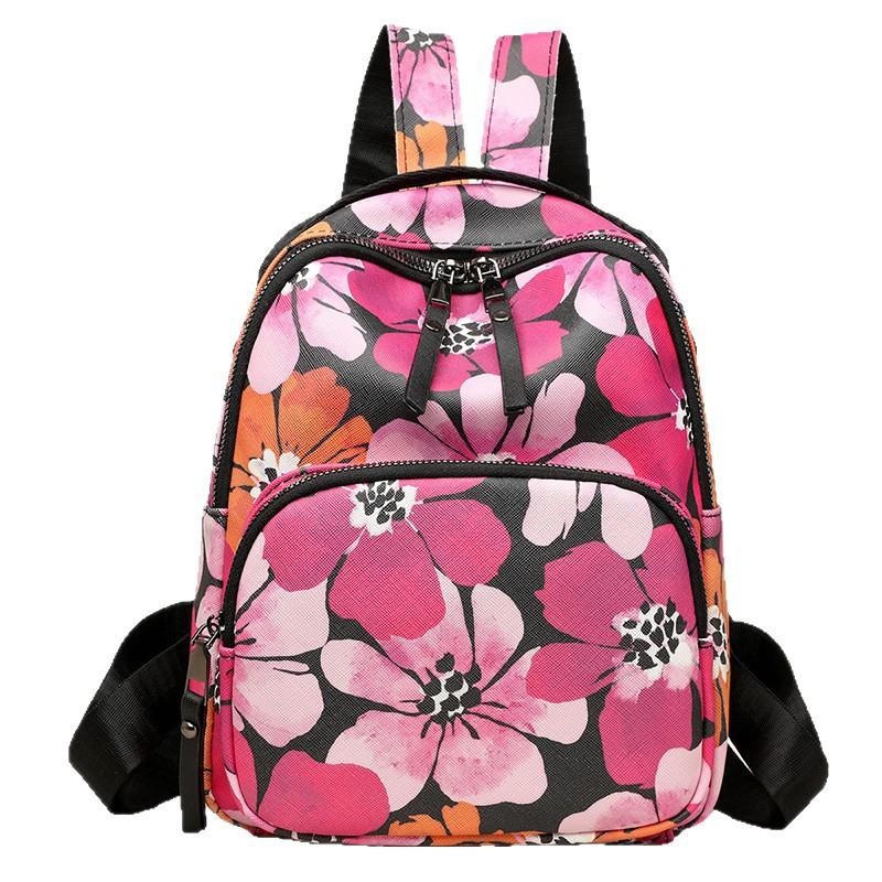 Schoolbag Women's Backpack Portable Crossbody Three-purpose Backpack Explosive Large Capacity Premium Multifunctional Backpack