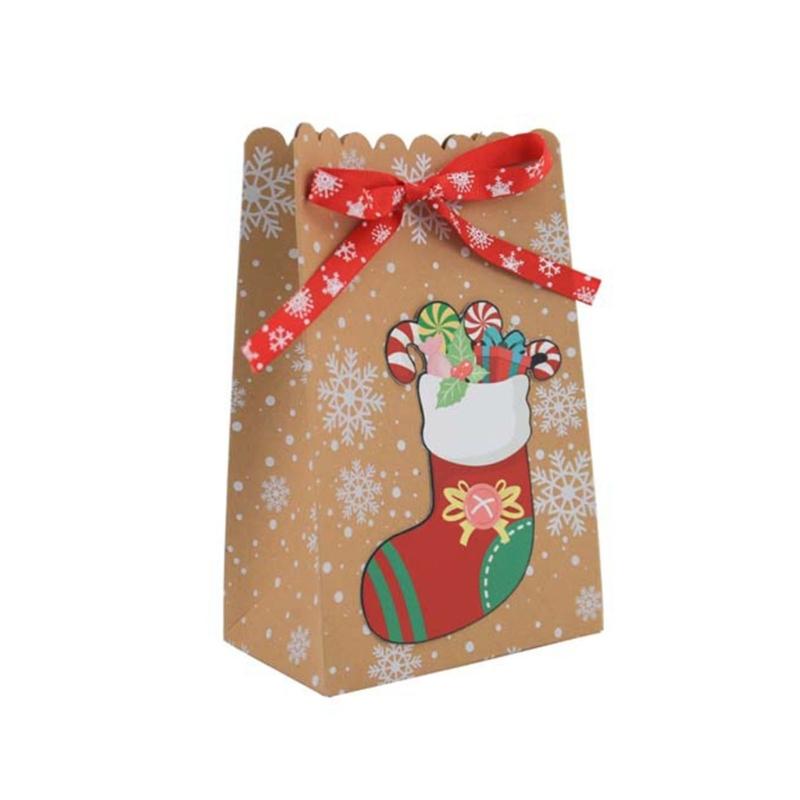 Christmas Candy Bags 24pcs Gift Wrapping Multipurpose Organizers Supplies for Children Adults Kid Girl Boys Birthday