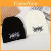 Acrylic Knit Hat For Adults With Embroidered Design For Winter Outdoor Warmth