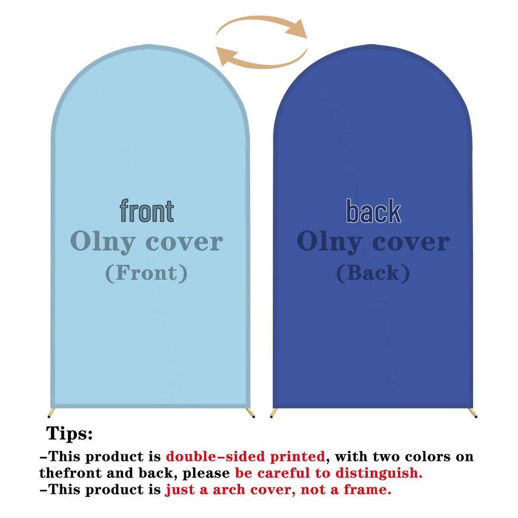 Two-Color Arch Cover Festival Balloons & U-Shaped Background Cloth Party Decoration