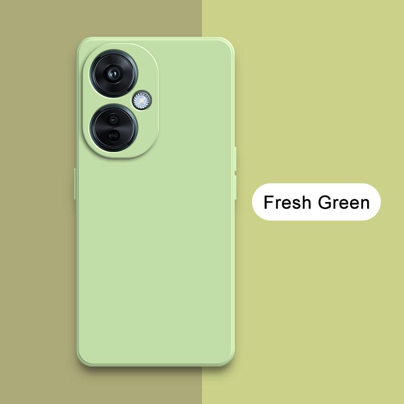 Firkantet flytende silikon telefondeksel for OPPO K11x OnePlus Nord CE3 CE 3 Lite N30 5G Mykt linsebeskyttende støtsikkert deksel CE3Lite