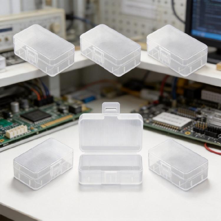 9V Battery Storage Holder Case, Snap-Lid Box for Sorting Spare Batteries in Drawers, Offices,Battery Rectangular Case