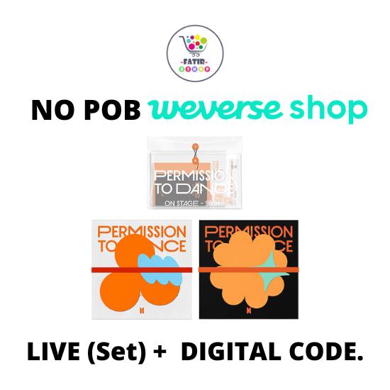 

Выберите POB SET LIVE Версия ЦИФРОВОЙ КОД Версия BTS PERMISSION TO DANCE ON STAGE SEOUL WEVERSE SHOP SET 3TYPE