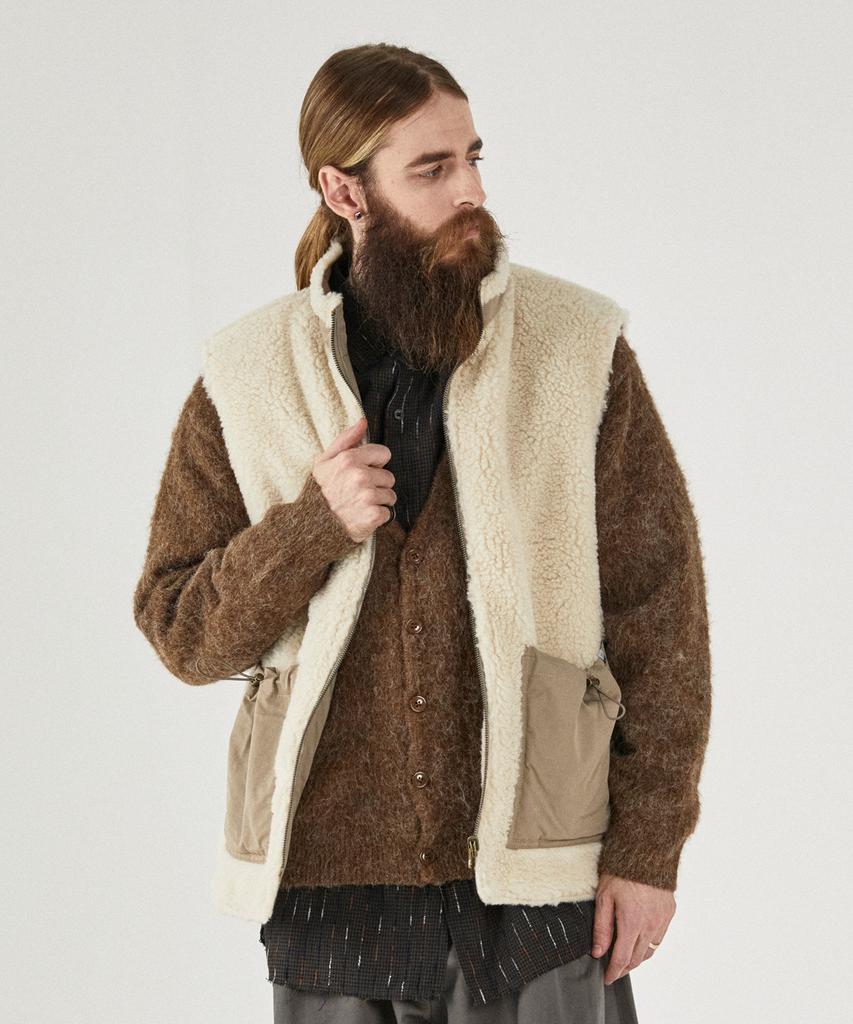 Cargobros Cb Reversible Tumble Vest (Beige)