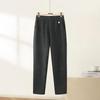 Women's Autumn/Winter High-Waist Wool Blend Straight Leg Casual Pants