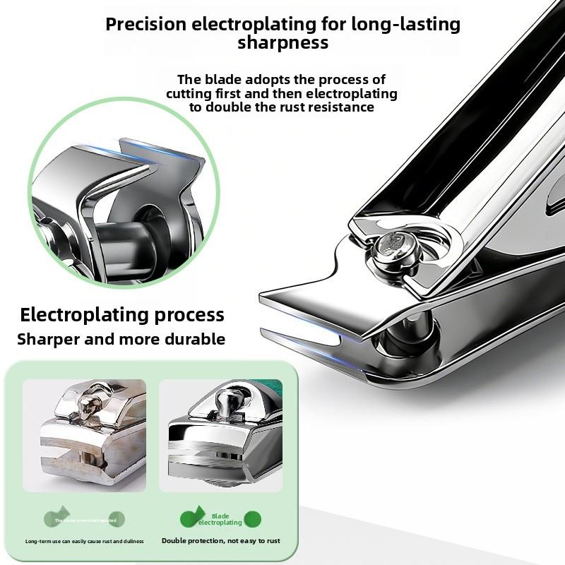 New Ultra Sharp Professional Stainless Steel Manicure Pedicure Set Large Nail Clipper Slant Toenail Scissors Nail Care Tools