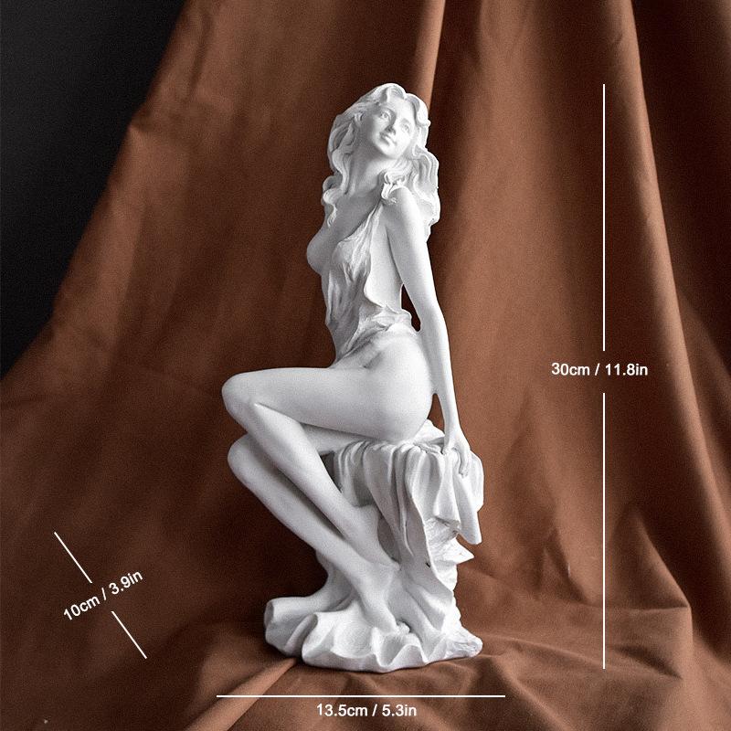 Venus Goddess Ornament Sculpture Greek Statues Aphrodite Arts And Crafts Resin Family Office Decoration Northern Europe Classic