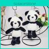 Lovely Panda Plush Keychain Accessory Ultra Soft 18cm Cute Gift For All Ages