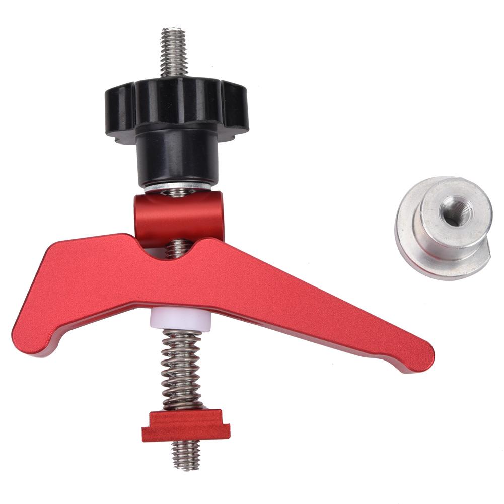

Woodworking Table Slide Slot Track Stopper Aluminum Alloy Carpenter Clamping Tool
