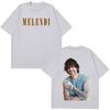Rapper Melendi 2026 Tour Print T Shirt Unisex Unisex Fashion Hip Hop Tshirt Short Sleeve Fashiona Clothing Casual Cotton T Shirts