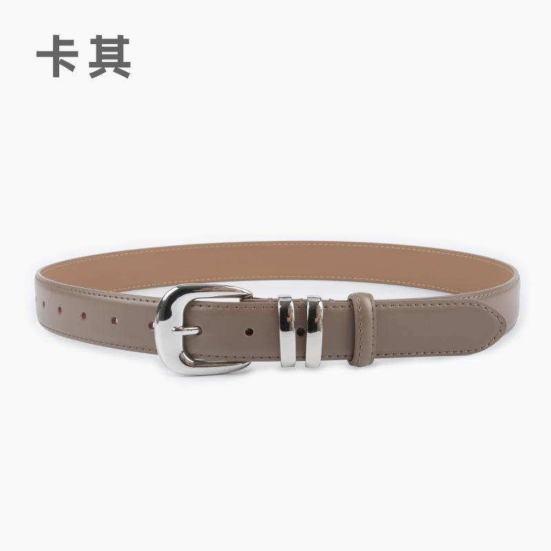 Premium Women'S Decorative Cowhide Women'S Genuine Leather Women'S Belt Casual Pants Jeans