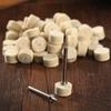 New Practical 10pcs 13mm Wool Felt Polishing Buffing Round Wheel With 2 Shanks For Dremel Household Parts Tools Accessories