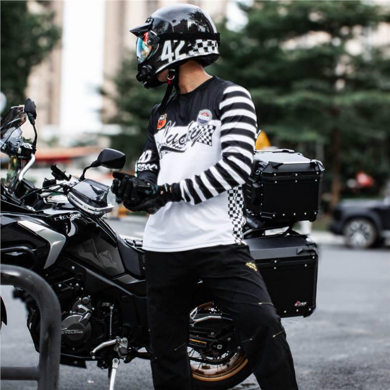 

2025 Men s Long Sleeve Breathable Quick-Dry Off-Road Motorcycle Racing Suit XL
