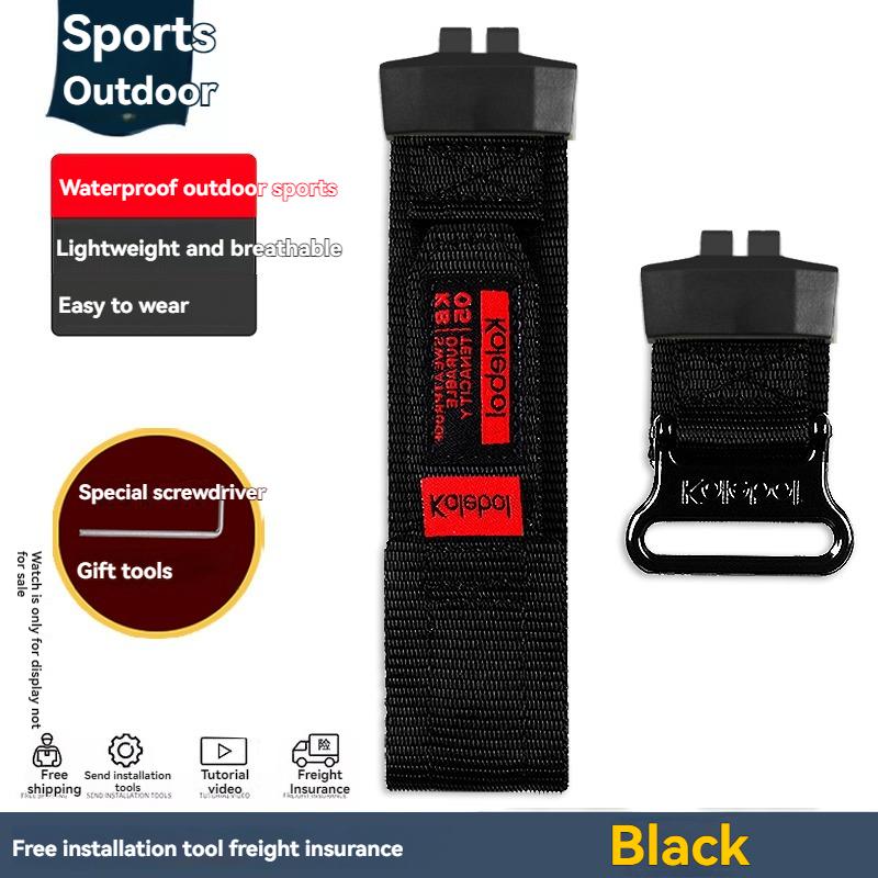 Uhrenarmband aus Nylon-Canvas für Outdoor-Sport, geeignet zur Anpassung an Casio GBD-200-1/GBD-200SM Uhren