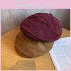 Color Vintage Solid Hat Women Polyester Material Sun Protection Fit Adjustable