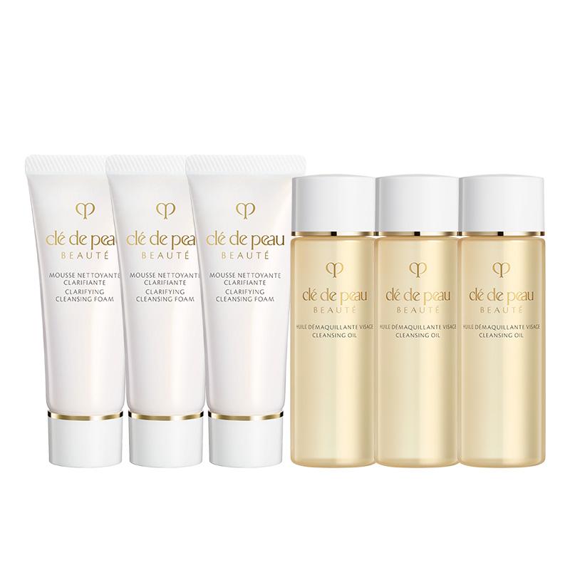 Clé De Peau Beauté (Cpb) Cleansing Oil And Foam Sample Set