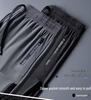 Men's Summer Ice Silk Joggers - High Elasticity, Plus Size, Casual Sports Pants