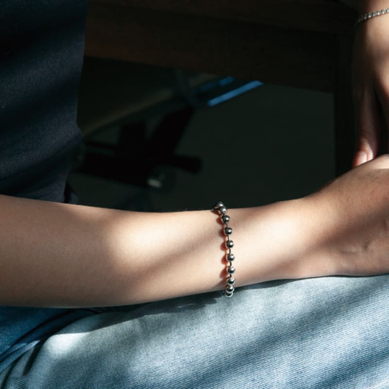 

TACTO SILVER BALL BRACELET Custom