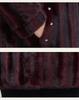 Mink Velvet Mid-Length Winter Coat for Middle-Aged & Elderly Women
