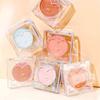 Xixi - Peach Heart Monochrome Cheek Blusher - 1-3