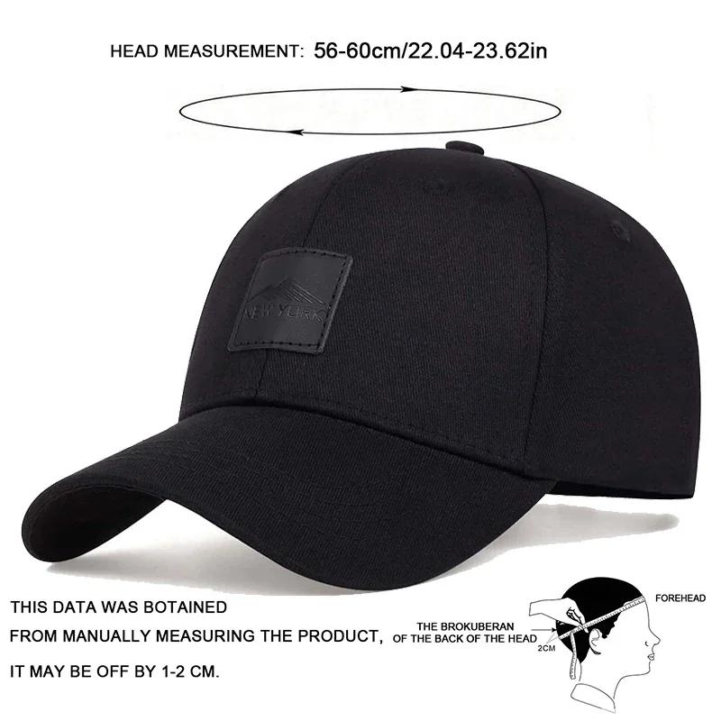 Baseball Label Leather York New Brand Latest Fresh Neutral Gender Women  Men For Caps Adjustable Casual Hats Spring And Autumn Outdoor Sunscreen
