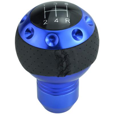 Lunsom PU Schalthebel 5-Gang Kugel-Schalthebel Universell Auto Manuelles Auto (blau)