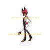 Hazbin Hotel Valentinstag-2026 Alastor Angel Dust Charlie Morningstar Vaggie Velvette Anime Figur Acryl-Ständer Schlüsselanhänger Spielzeug