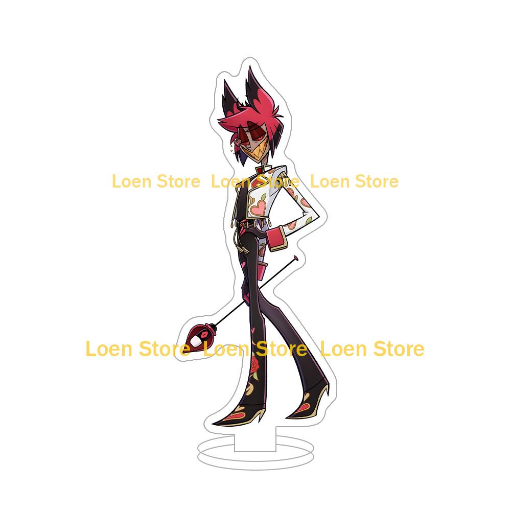 Hazbin Hotel Valentinstag-2026 Alastor Angel Dust Charlie Morningstar Vaggie Velvette Anime Figur Acryl-Ständer Schlüsselanhänger Spielzeug