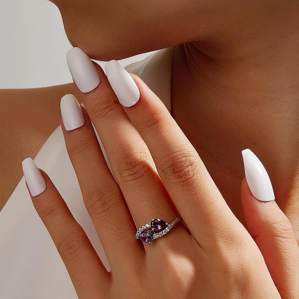 925 Sterling zilveren ring gemaakt van saffier kleurverandering edelsteen sieraden voor vrouwen leuk cadeau