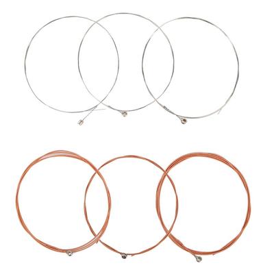 Dilwe Folk Guitar Metal String IRIN A108 Folk Basic for Folk Replacement Practice Replacement Parts Accessories for Acoustic Folk Guitars Strings, 6-P
