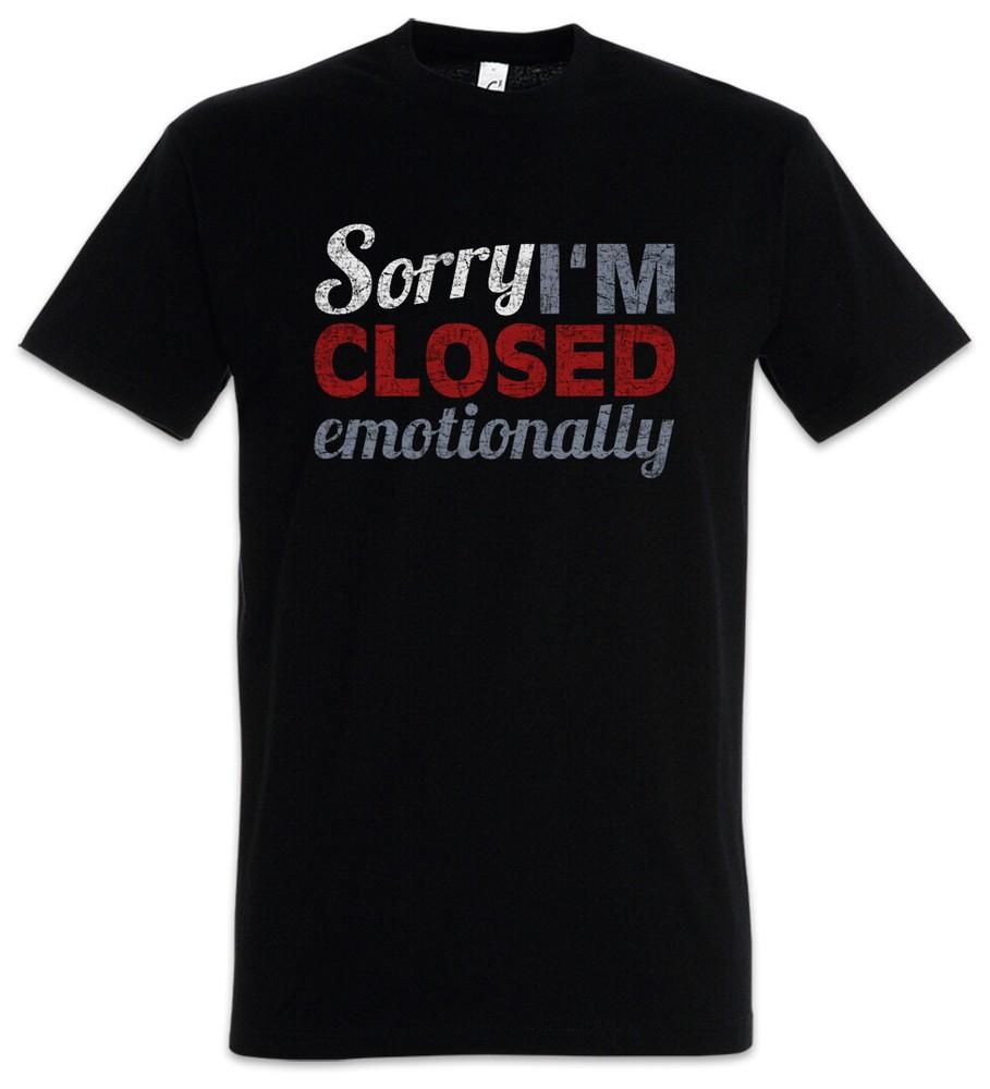 

Sorry I m Closed Emotionally Men s T-Shirt Emotions Emotions Single Forgive XL