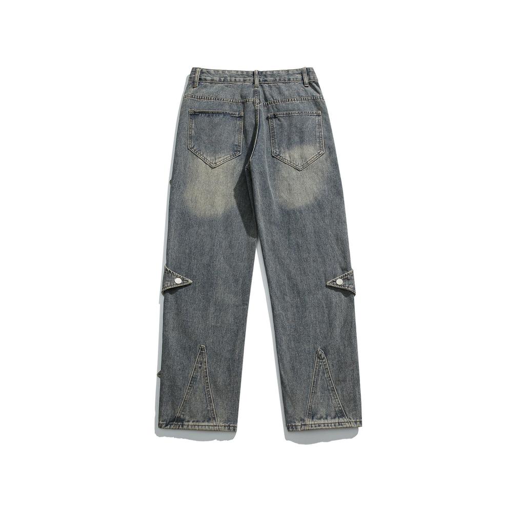 Men's Japanese 2000s Style Y2K Vintage Baggy Jeans Casual