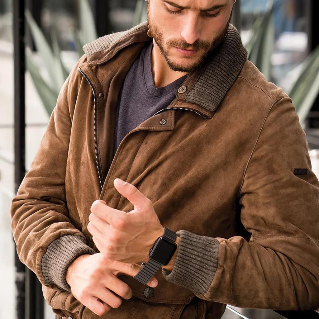 Elastic Watchband for Iwatch Ultra 49mm 40mm 44mm 42mm 45mm Stainless Steel Band for Apple Watch Series 8 7 6 5 4 3
