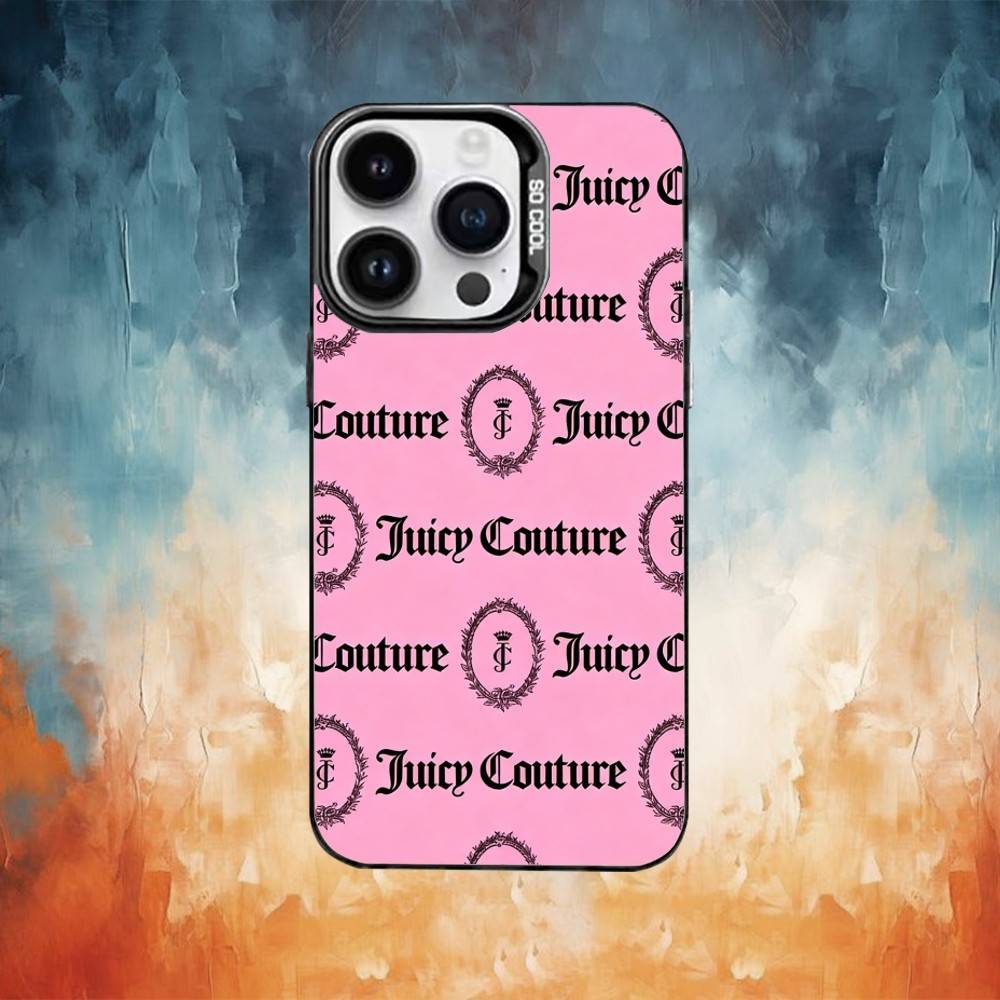 

Чехол для телефона Juicy Couture Цвет Серебряная Ракушка Для IPhone 17 16 15 14 13 12 11 Pro Max Plus iPhone15plus