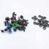 100 vnt. 12 mm plastikinės saugos akys „pasidaryk pats“ lėlėms, lėlių lėlių amatai, pliušiniai gyvūnai žaislai
