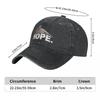 Capybaras Nope Men Women Baseball Caps Distressed Washed Hats Cap Vintage Outdoor Activities Headwear
