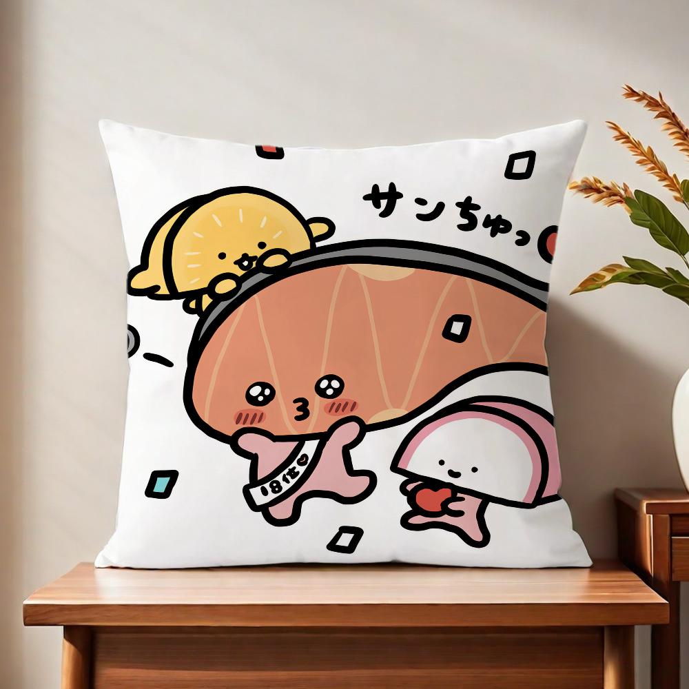 KkIRIMIanime cchan cushion cover For Pillow Printing Sofa Decoration Home Car Room Coffee Shop Office Nordic Simplicity