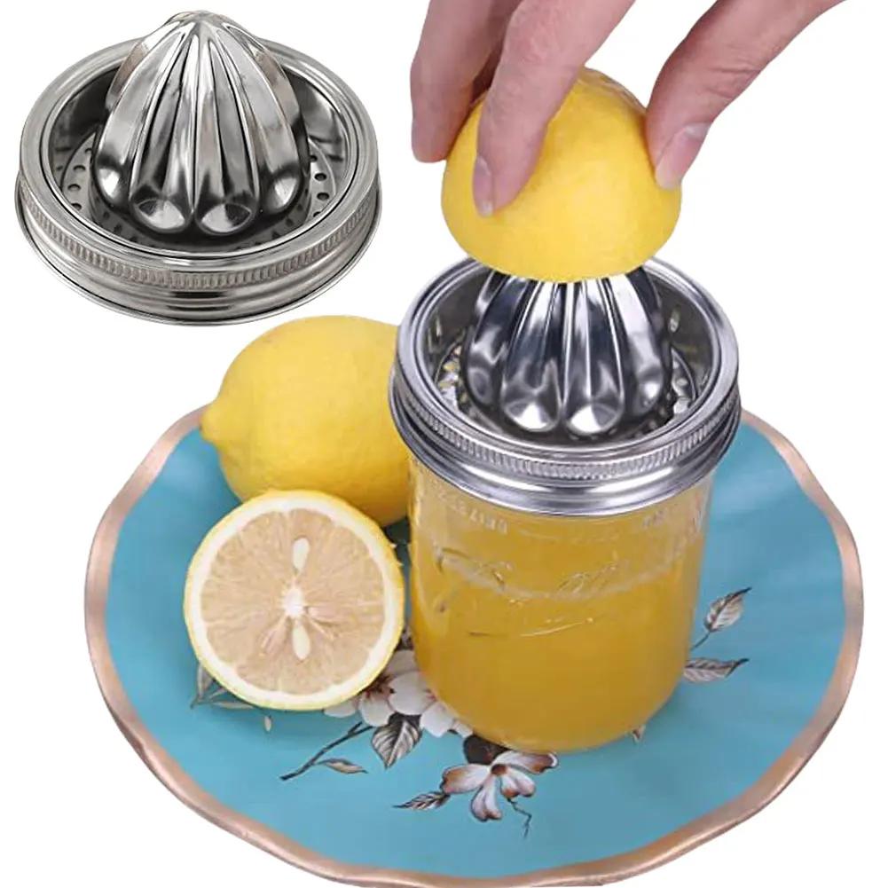 Stainless Steel Citrus Reamer Manual Juicer Citrus Juicer Citrus Lemon Juice Squeezer for Mason Jars