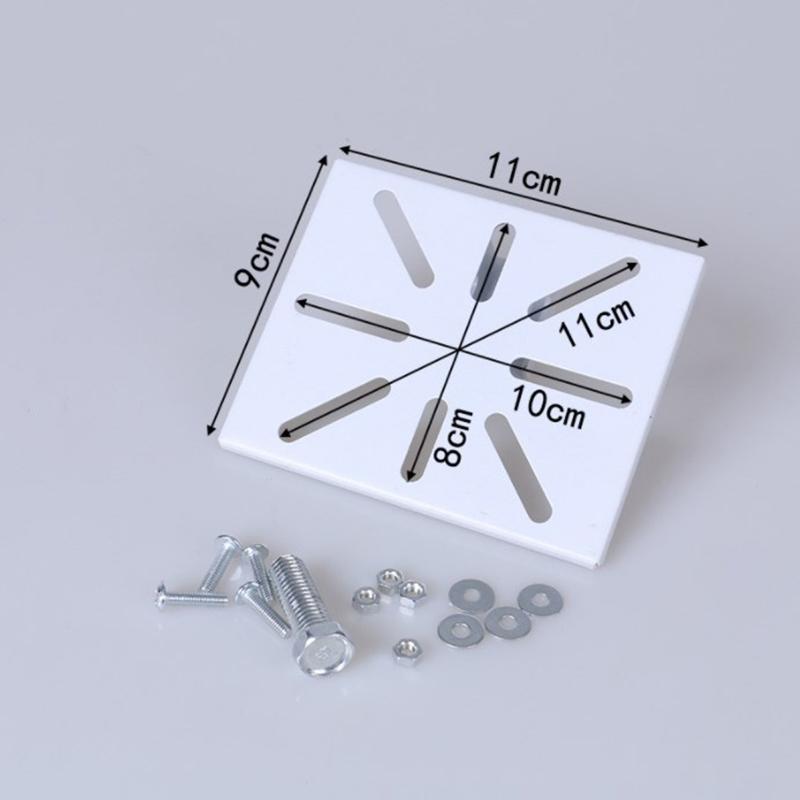 Universal Vertical Pole Mount Adapter With Screws Fixing, Wall Mounting Bracket