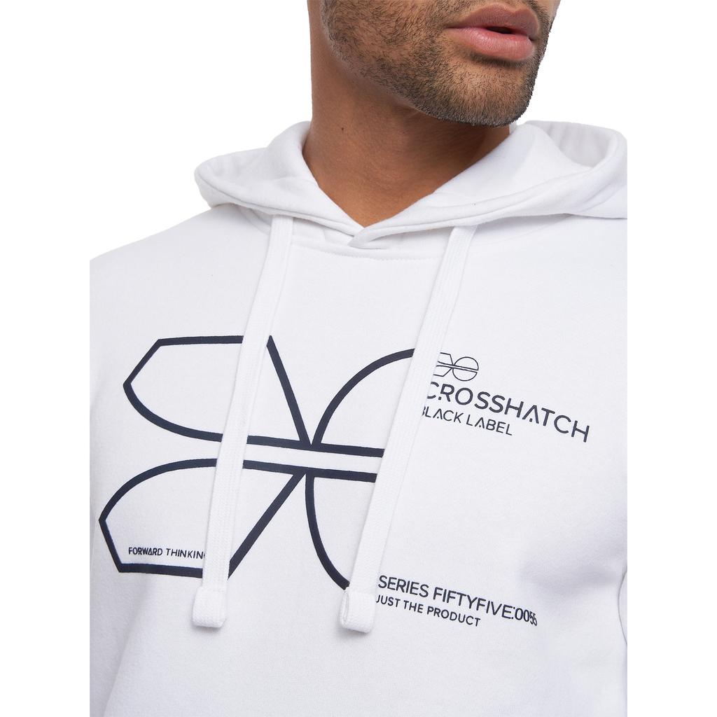 Crosshatch Cutups-Hoodie für Herren