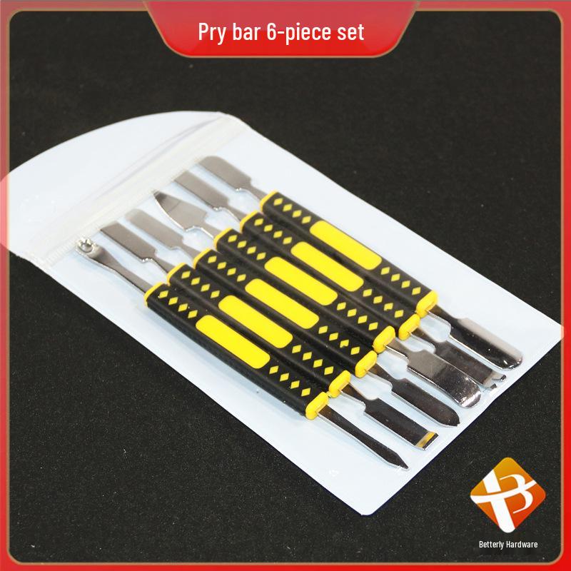 6-Piece Stainless Steel Pry Bar Set for Mobile Phone Repair