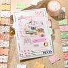 1 Roll 3x200cm Kawaii Cartoon Decorative Label Tape, Adorable Prints & High Adhesion, Perfect for Journal Embellishment