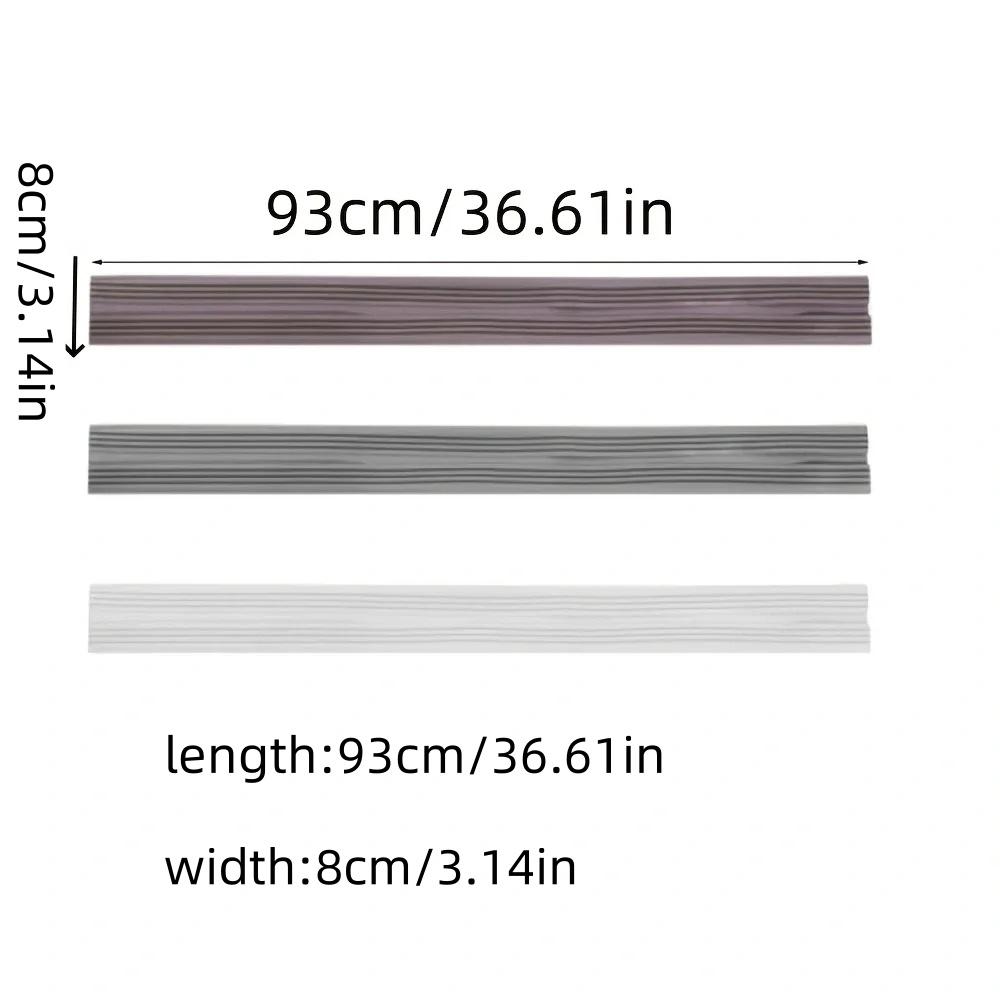 1pc 93cm New Door Seal Strip Flexible Anti Collision Door Draft Stopper Soundproof Window Weather Stripping Window