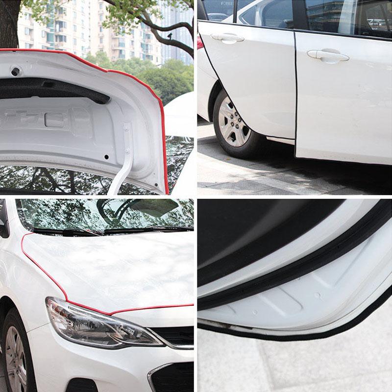 2/5/10M Car Door Protector Edge Scratch Strip Guard Trim Automobile Door Anti Collision Protection With Steel Car-styling Interior Mirrors 6