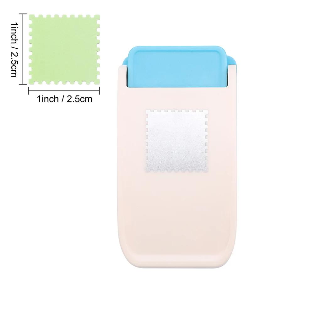 Rectangular Postage Stamp Punches Lever Action Puncher for Paper Crafting Scrapbooking DIY Projects Arts Crafts Supplies
