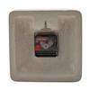 Interval Čtvercové Cementové Krbové Hodiny - 18cm